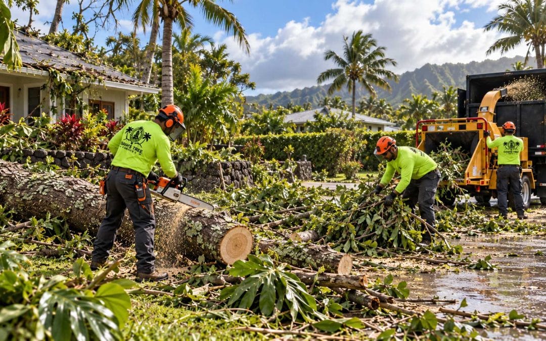 Post-Hurricane Lowell Tree Cleanup on Kauaʻi: Emergency Tree Services, Hazard Removal, and Debris Hauling